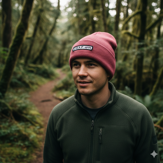 Maroon CHAP-OH Support Beanie