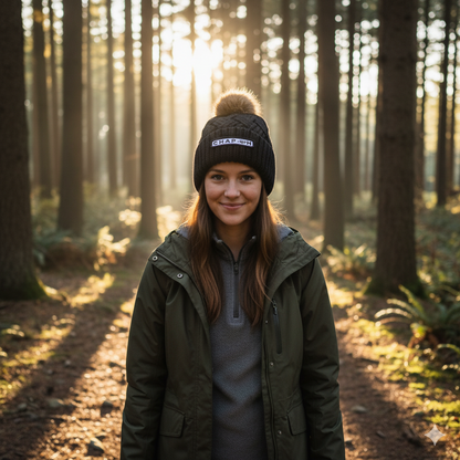 Black August Fur Support Beanie