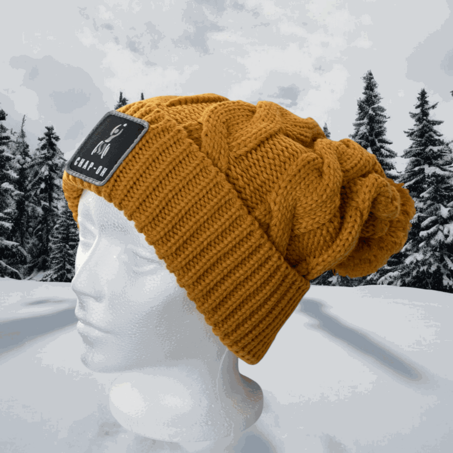 Caramel Chunk Twist Beanie