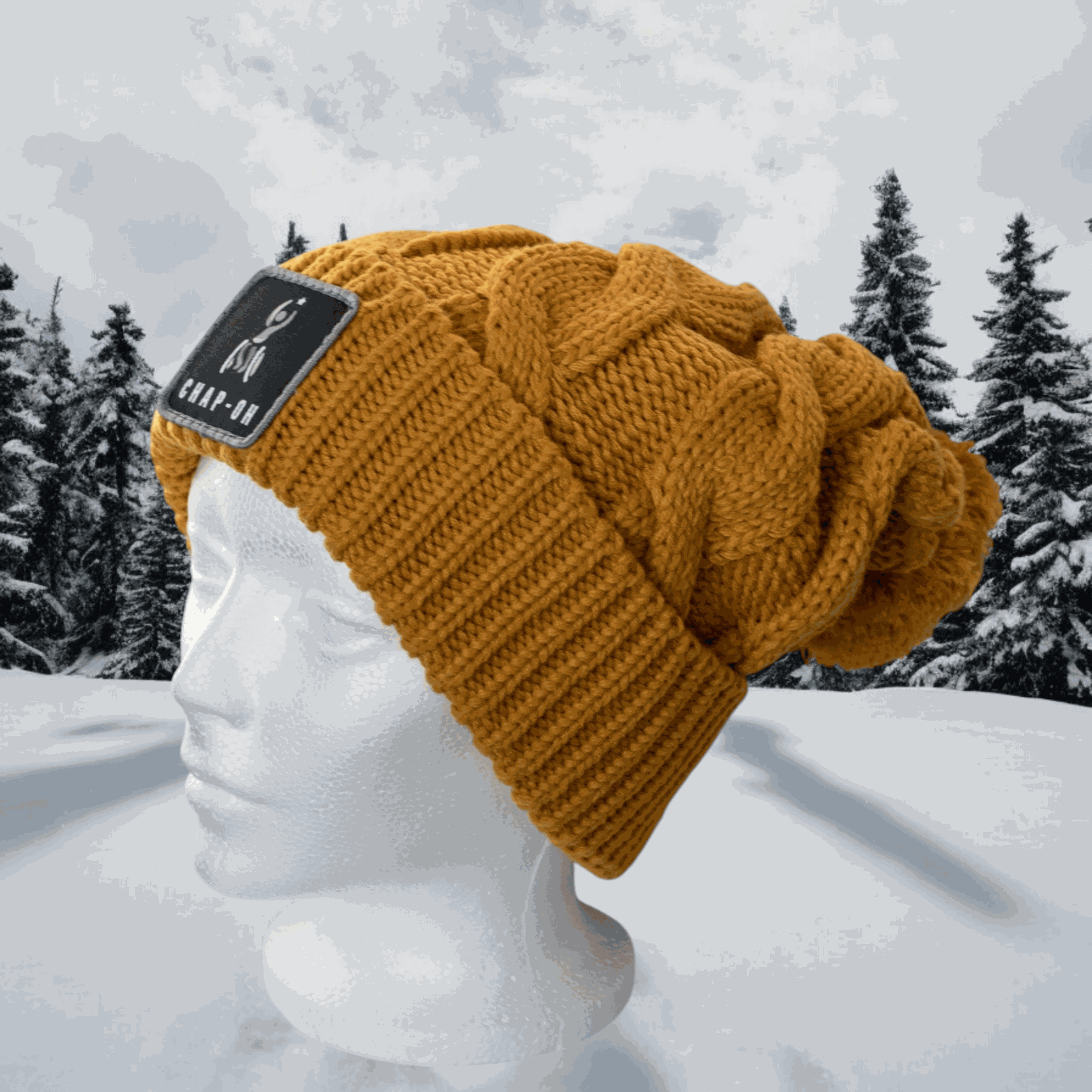 Caramel Chunk Twist Beanie