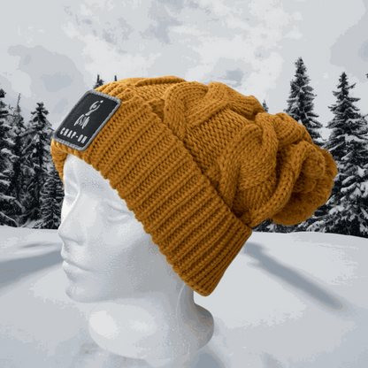 Caramel Chunk Twist Beanie
