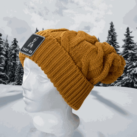 Caramel Chunk Twist Beanie