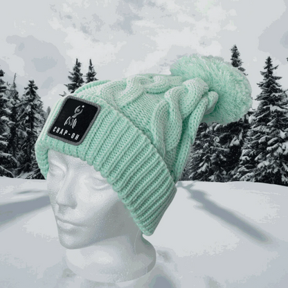 Seafoam Chunk Twist Beanie